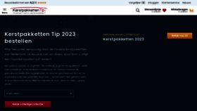 What Kerstpakkettentip.nl website looked like in 2023 (1 year ago)