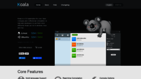 What Koala-app.com website looked like in 2023 (1 year ago)
