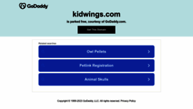 What Kidwings.com website looked like in 2023 (1 year ago)