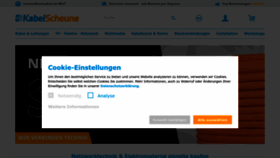What Kabelscheune.de website looked like in 2023 (1 year ago)
