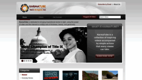 What Karmatube.org website looked like in 2023 (2 years ago)