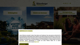 What Kittenberger.at website looked like in 2023 (1 year ago)