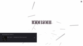 What Kenishii.com website looked like in 2023 (1 year ago)