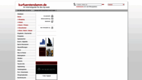 What Kurfuerstendamm.de website looked like in 2023 (1 year ago)