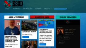 What Ksqd.org website looked like in 2023 (1 year ago)
