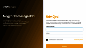 What Kryza.network website looked like in 2023 (1 year ago)