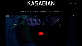What Kasabian.co.uk website looked like in 2023 (1 year ago)