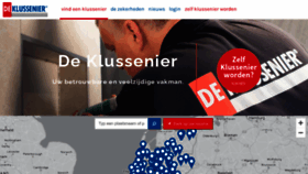 What Klussenier.nl website looked like in 2023 (1 year ago)