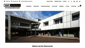 What Kokwooncenter.nl website looked like in 2023 (1 year ago)