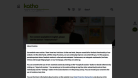 What Katho-nrw.de website looked like in 2023 (1 year ago)