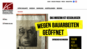 What Kollwitz.de website looked like in 2023 (1 year ago)
