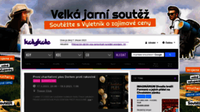 What Kdykde.cz website looked like in 2023 (1 year ago)