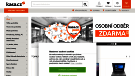 What Kasa.cz website looked like in 2023 (1 year ago)