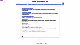 What Kreuzotter.de website looked like in 2023 (1 year ago)