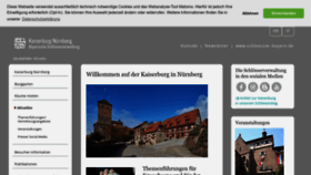What Kaiserburg-nuernberg.de website looked like in 2023 (1 year ago)