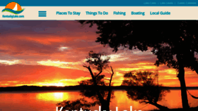 What Kentuckylake.com website looked like in 2023 (2 years ago)