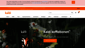 What Kaldi.nl website looked like in 2023 (1 year ago)