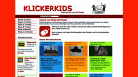 What Klickerkids.de website looked like in 2023 (1 year ago)
