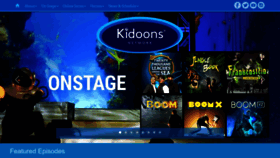 What Kidoons.com website looked like in 2023 (2 years ago)