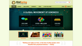 What Kindspring.org website looked like in 2023 (1 year ago)