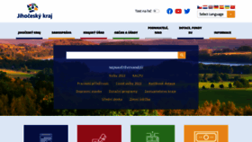 What Kraj-jihocesky.cz website looked like in 2023 (1 year ago)