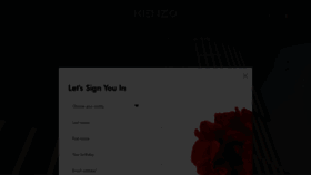 What Kenzoparfums.com website looked like in 2023 (1 year ago)