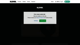 What Klevgrand.se website looked like in 2023 (2 years ago)