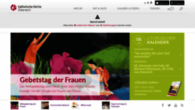 What Katholisch.at website looked like in 2023 (1 year ago)
