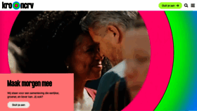 What Kro-ncrv.nl website looked like in 2023 (3 years ago)