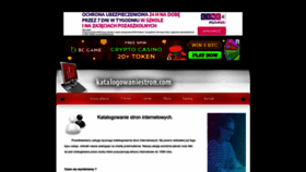 What Katalogowaniestron.com website looked like in 2023 (1 year ago)