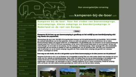What Kamperen-bij-de-boer.com website looked like in 2023 (1 year ago)