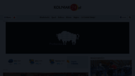 What Kolniak24.pl website looked like in 2023 (1 year ago)