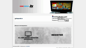 What Kingmedia.tv website looked like in 2023 (1 year ago)