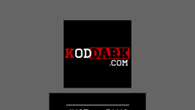 What Koddark.com website looked like in 2023 (1 year ago)