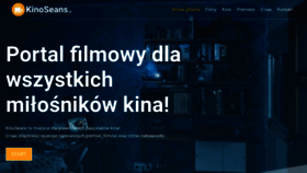 What Kinoseans.pl website looked like in 2023 (1 year ago)