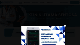 What Klinikutamasentosa.net website looked like in 2023 (1 year ago)