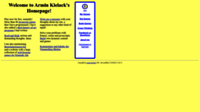 What Kielack.com website looked like in 2023 (1 year ago)