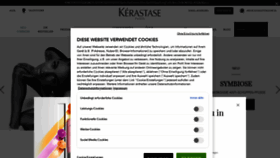 What Kerastase.de website looked like in 2023 (1 year ago)