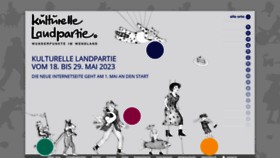 What Kulturelle-landpartie.de website looked like in 2023 (1 year ago)