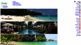 What Krabi.info website looked like in 2023 (This year)