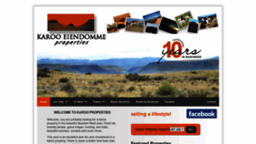 What Karooeiendomme.co.za website looked like in 2023 (This year)