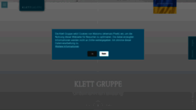 What Klett-gruppe.de website looked like in 2023 (This year)