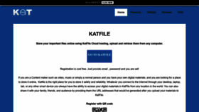 What Katfilepremium.net website looked like in 2023 (This year)