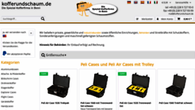 What Kofferfunshop.de website looked like in 2023 (This year)