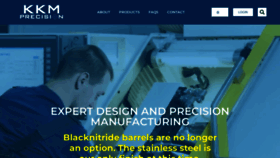 What Kkmprecision.com website looked like in 2023 (1 year ago)