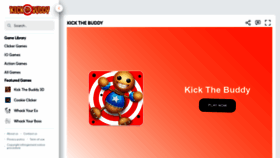 What Kickthebuddy.co website looked like in 2023 (This year)