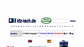 What Kfz-tech.de website looked like in 2023 (This year)