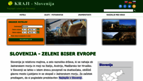 What Kraji.eu website looked like in 2023 (This year)