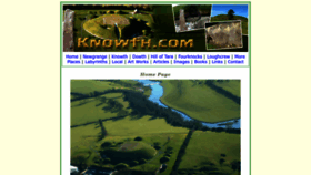 What Knowth.com website looked like in 2023 (This year)