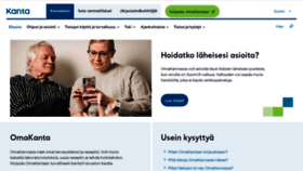What Kanta.fi website looked like in 2023 (This year)